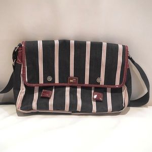 Tommy Hilfiger Navy/Red Canvas Bag